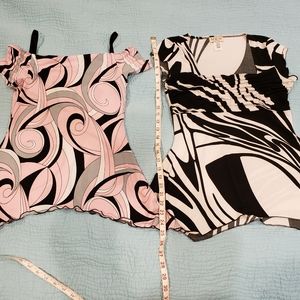 Bundle of 3 asymmetrical fashion tops